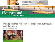 Tablet Screenshot of playgroundconfidential.com